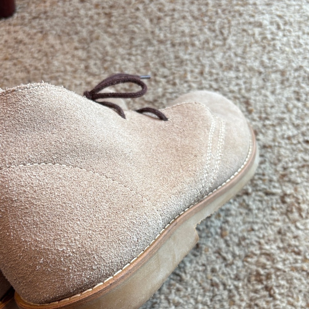 Roots tan Suede Lace-Up Desert / chukka Boots size 10.5 - Picture 3 of 8